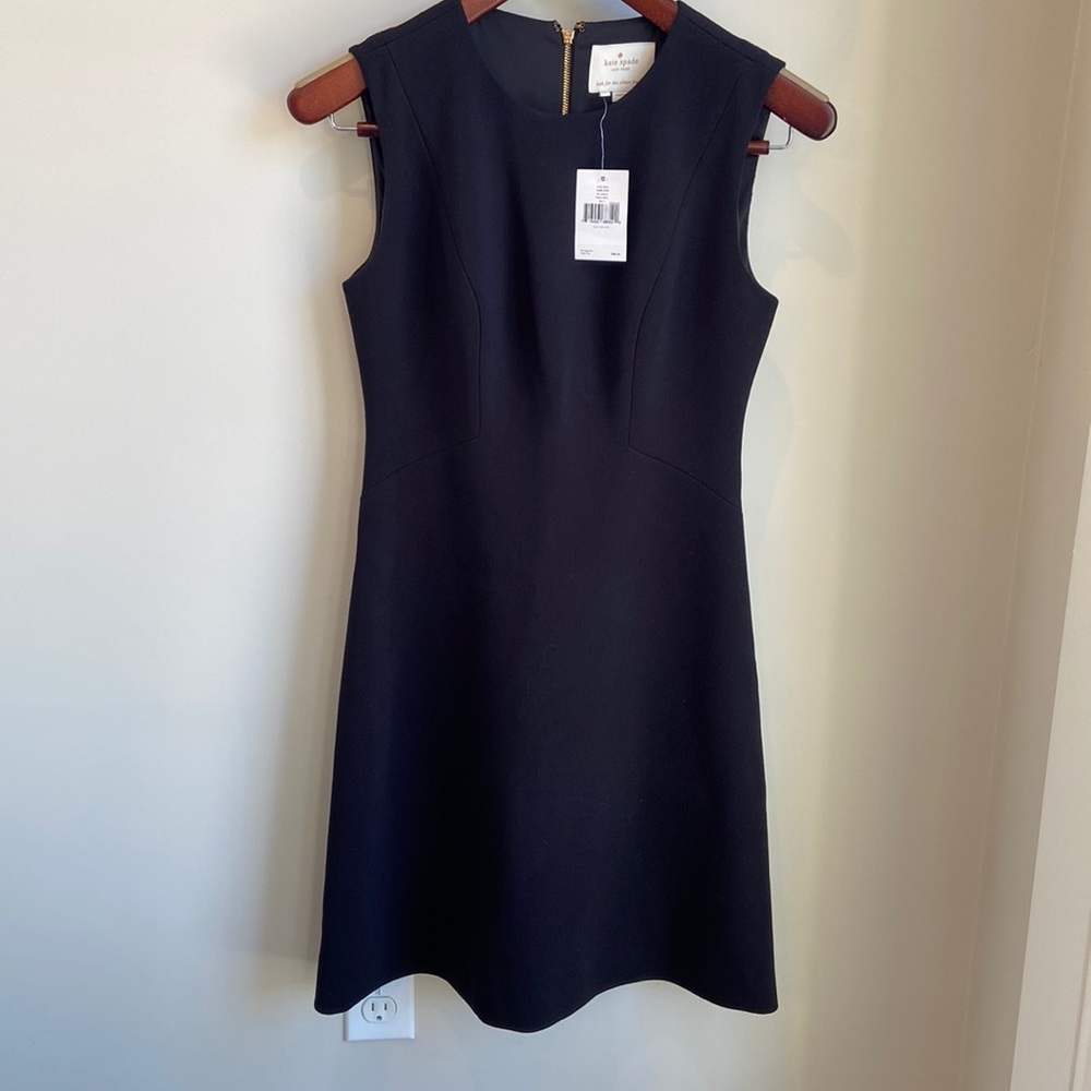 Kate Spade Sicily A line black dress